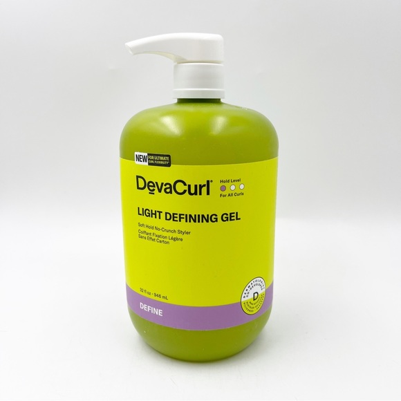 DEVA CURL LIGHT DEFINING GEL SOFT HOLD NO-CRUNCH STYLER LITER 32oz - Picture 1 of 2